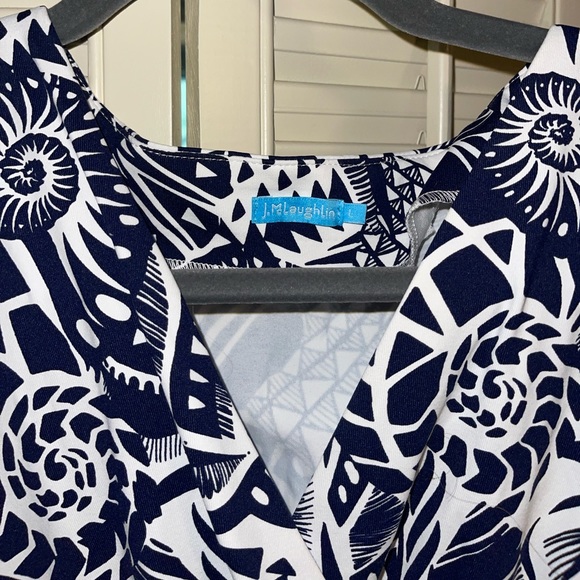 J. McLaughlin faux wrap dress - Picture 2 of 7